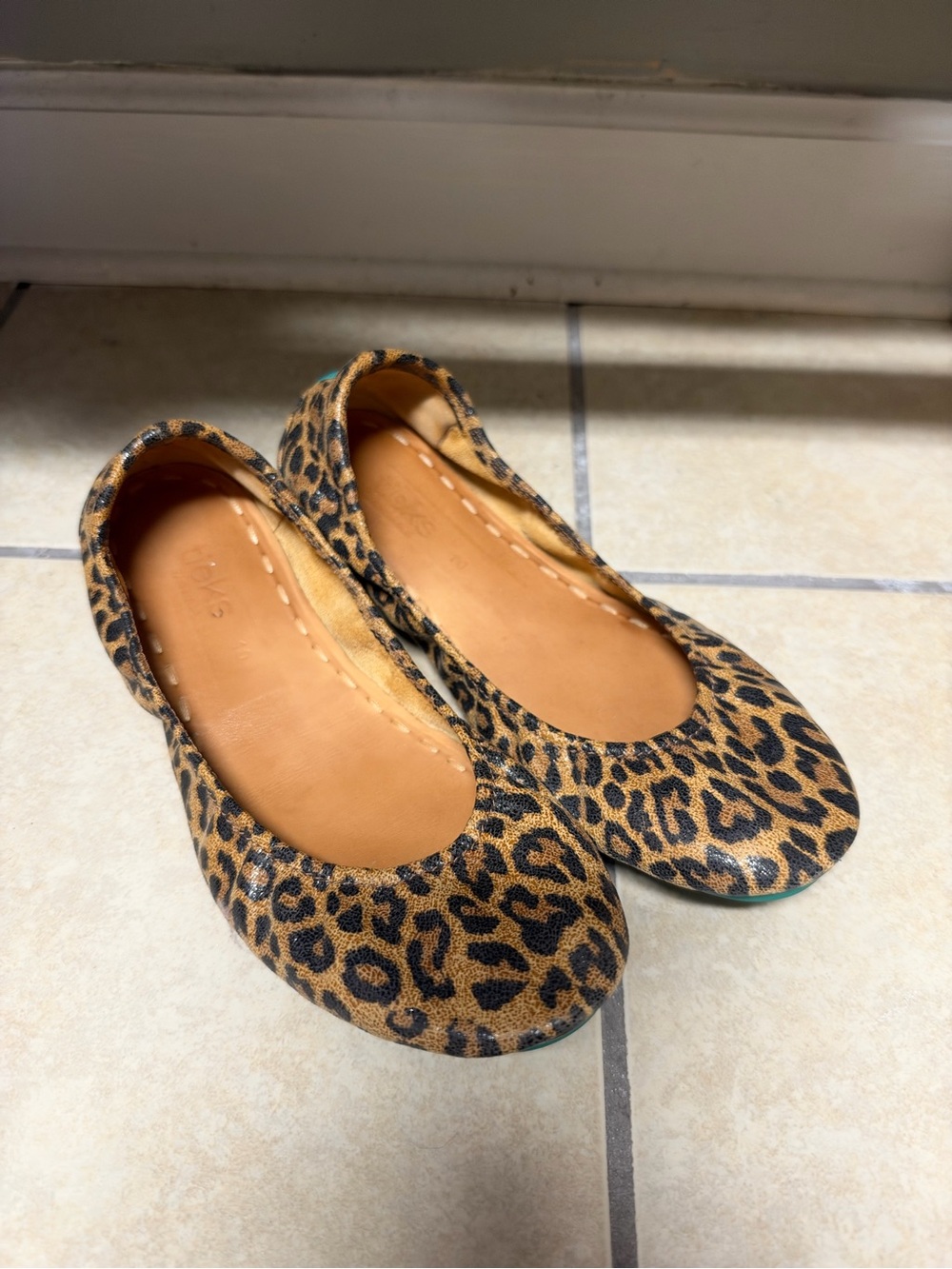 Tieks Leopard Print Ballet Flats
